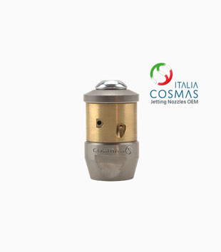 Buse combi 90°+45° rotative Ø17 1/4 sans inserts